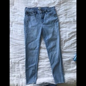 J. Crew skinny jeans. Faded.